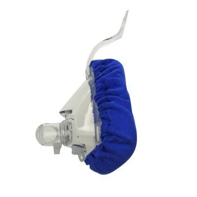 Máscara de cara completa Liner Gris Liner mascarilla de respiración Cojín de algodón Funda de tela de máscara de cara completa con cojín de algodón transpirable