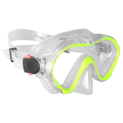Moda mayorista OEM resina de silicona Anti-niebla fábrica de lentes Buceo Spearfishing Máscara de Snorkel impermeable para adultos