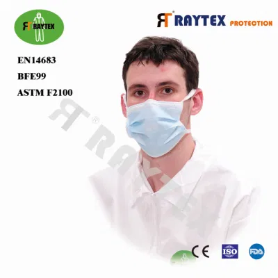 El polvo de calidad superior Nonwoven desechables 3 -capas de máscara facial