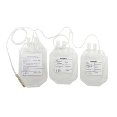 Bolsa de sangre desechable Individual/Doble/Triple/transferencia /cuádruples