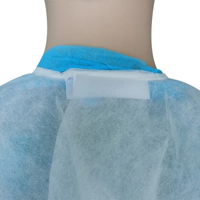 Cierre de velcro spp no tejido Facial maquillaje profesional de la Capes peluqueros peluqueros bata desechable de salones de belleza PP Cabo delantal para salón de belleza Peluquería