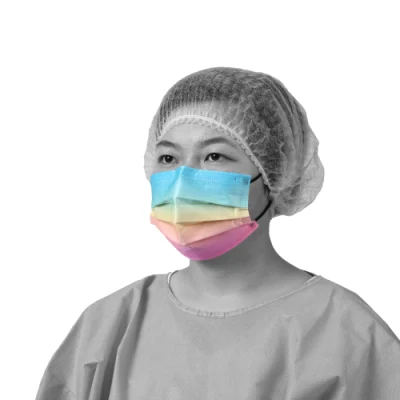 Tratamiento quirúrgico/Tipo iir/Protección/médico/Seguridad/Nonwoven 3ply/4ply Mascarilla desechable con elástico Ear-Loops/tie-on