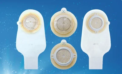 Las dos piezas de Nuevos Productos de Ostomía suministros de fábrica China bolsa de colostomía para pediatría conveniente precio barato
