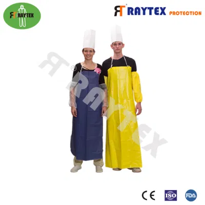Cocina Nonwoven desechables PVC/PE/PP delantal para la protección