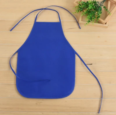Venta caliente Non-Woven Amzaon impermeables desechables niños delantal de dibujo