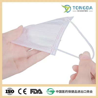 Hospital de la fabricación de OEM 3 Capas CE Non-Woven quirúrgico médicos desechables Mascarilla