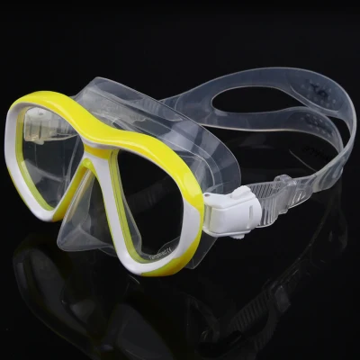 Señoras Popular Montar la correa de silicona suave de la FDA máscaras de buceo