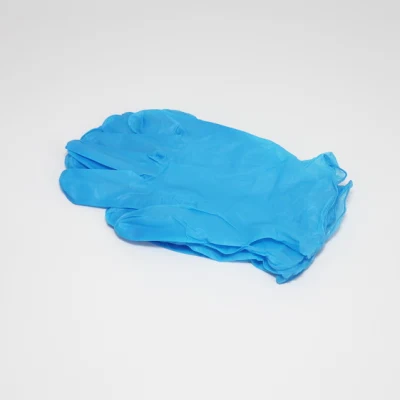 Estándar FDA de protección de seguridad desechable PVC polvo libre de examen de nitrilo Guante