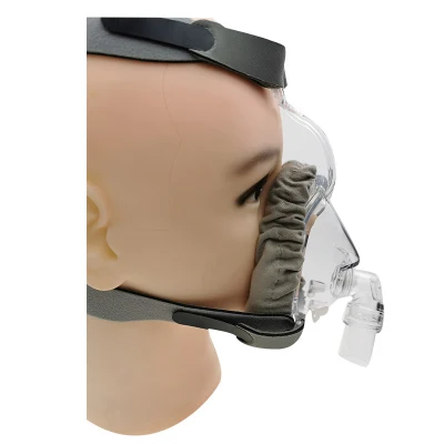 Máscara de cara completa Liner Gris Liner mascarilla de respiración Cojín de algodón Funda de tela de máscara de cara completa con cojín de algodón transpirable