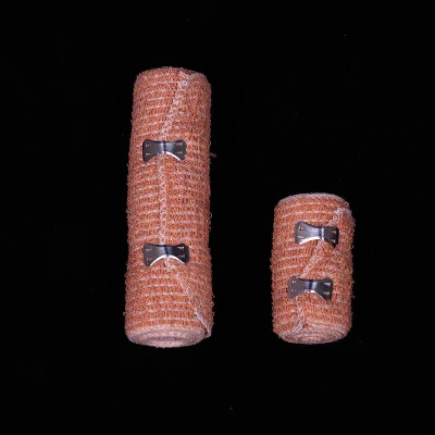 El mejor precio Medical Algodón Spandex Crepe Vendas elásticas con Ce ISO