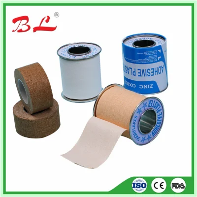 Piel de la herida de la piel Color de primeros auxilios cinta de rollo de Sparadrap Zinc Yeso adhesivo de óxido -F