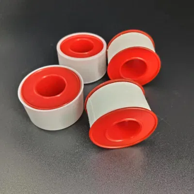 Adhesivo de óxido de zinc de alta calidad Perforatd yeso con CE &amp; ISO plástico pueden
