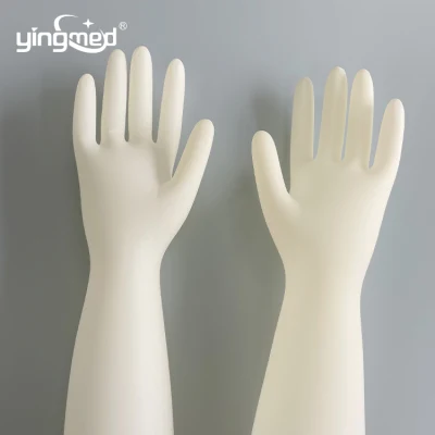 O en polvo de látex sin polvo Guantes de examen ginecológico