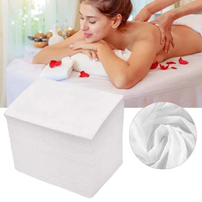 Suministro médico, tela no tejida desechable personalizada, sábana de cama de masaje de Hospital médico quirúrgico sin elástico para uso en Hospital Hotel SPA