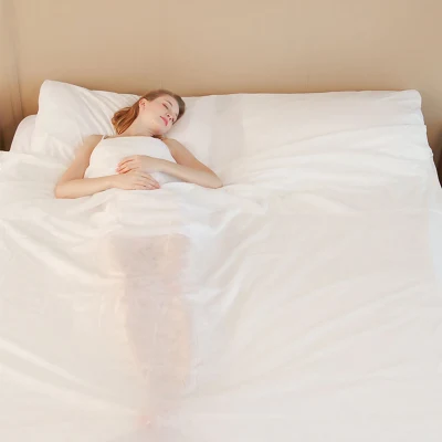 Suministro médico, tela no tejida desechable personalizada, sábana de cama de masaje de Hospital médico quirúrgico sin elástico para uso en Hospital Hotel SPA