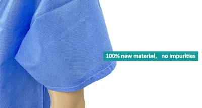 Matorral desechables paciente bata de médico de traje traje de paño médico
