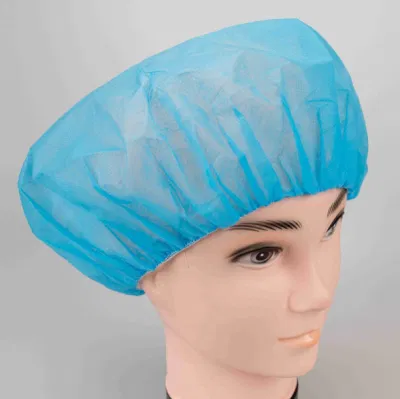 CE Mdr elástica simple o doble médicos desechables, tapa de la enfermera quirúrgica Non-Woven suave transpirable en la tapa de mafia