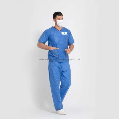 Médico/paciente Dental Protección/operación de bucle con el pulgar y el examen/Visitante/SMS/CPE/PP/Matorral Nonwoven estériles desechables médicos/Hospital/Cirujano/vestido/aislamiento quirúrgico