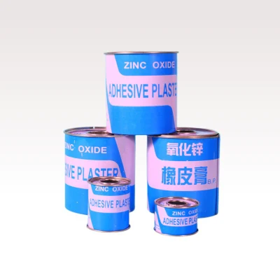 Uso hospitalario de alta calidad de color de piel blanca perforado el óxido de zinc de apertura de vendaje de yeso adhesivo