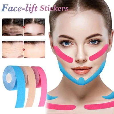 Colorido Precut Deportes manga Casting apoyo Terapia Elastic herida adhesiva Apósito músculo fijación cuerpo/Facial/Boob/dedo/Fútbol cinta de Kinesiología médica