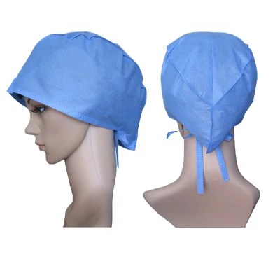 Otros consumibles médicos tapón quirúrgico Sombrero desechable con corbata