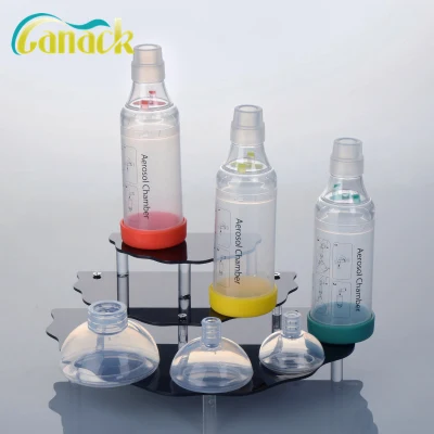 precio de fábrica, el inhalador para el asma de la cámara de inhalación de aerosoles, el espaciador con máscara