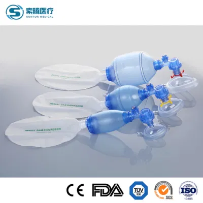 Sunton muestra disponible de los anillos de Gancho desmontable de color oscuro y seco en condiciones de limpieza manual de PVC de China de fábrica Resuscitator