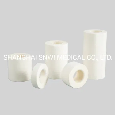 Adhesiva Micropore médicos quirúrgicos desechables Non-Woven cinta de papel / Transpore cinta PE