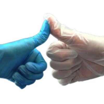 Guantes de examen de látex desechables esterilizados sin polvo o polvo