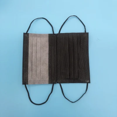 Desechables de 3 capas impermeables protectores CE Oreja Loop &amp; Tie en máscara facial