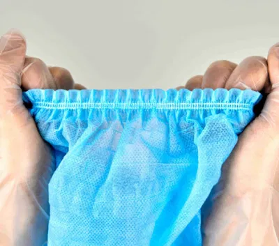CE Mdr elástica simple o doble médicos desechables, tapa de la enfermera quirúrgica Non-Woven suave transpirable en la tapa de mafia