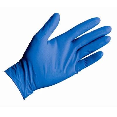 PVC nitrilo desechables de vinilo azul sin polvo Guantes de examen
