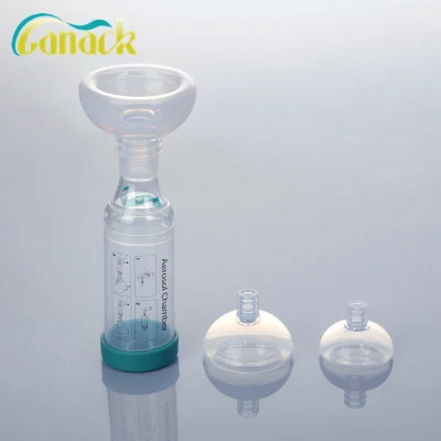 precio de fábrica, el inhalador para el asma de la cámara de inhalación de aerosoles, el espaciador con máscara