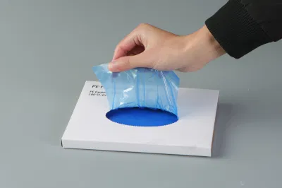 De protección guantes desechables de polipropileno plástico HDPE PE Guantes de 0,5G
