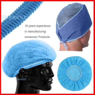Desechable/no tejido/Mob/quirúrgico// barra/médico/exfoliante/tira/pinza/tapón de Bouffant para enfermera/médico/cirujano/pinza/tapón de boufant desechable para mopa