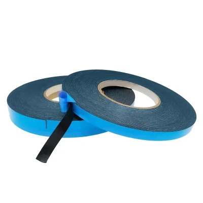La película azul negro de espuma espuma de polietileno de doble cara cinta adhesiva Cintas de espuma de poliuretano