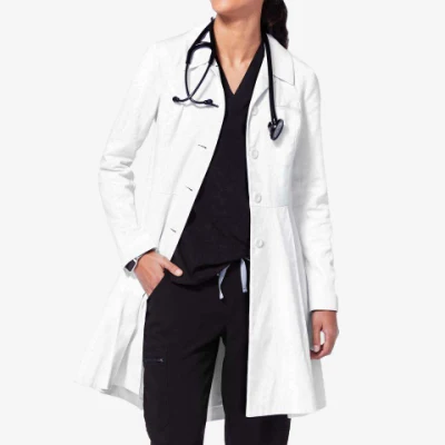 Fábrica personalizada Precio mayorista Hospital Clínica Dental Doctor Enfermería Uniformes Bata de laboratorio blanca médica