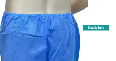 Matorral desechables paciente bata de médico de traje traje de paño médico