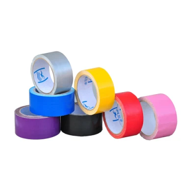 Custom Fita Gaffer negro mate de la cinta de tela resistente al agua Plateada Cinta adhesiva de altas prestaciones para todo tiempo la cinta del conducto
