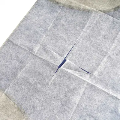 Suministro médico, tela no tejida desechable personalizada, sábana de cama de masaje de Hospital médico quirúrgico sin elástico para uso en Hospital Hotel SPA