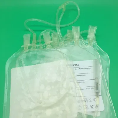 Venta caliente Individual/Doble/Triple/cuadruplicar la colecta de sangre Set / Super calidad Bolsa de sangre para la venta