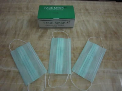 La FDA CE de tipo quirúrgico estándar desechables Iir 3/4 Telas protector negro de carbón activado en14683 Bfe99 Earloop Tie-en la cara Mascarilla para niños y adultos