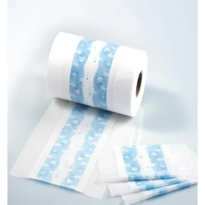 Muestra gratuita película de polipropileno de PE transpirable película de hoja trasera Baby Diaper Materia prima