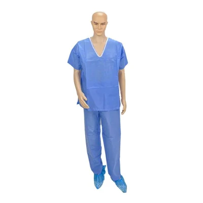 Matorral desechables paciente bata de médico de traje traje de paño médico