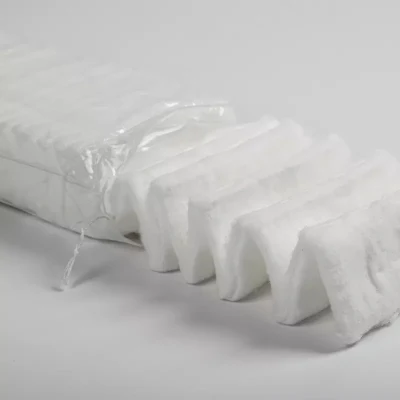 Médicos Wholesales fábrica de puro algodón blanqueado pliega absorbentes absorbente de Médicos de Algodón en zig-zag