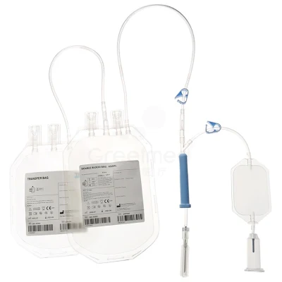 Precio barato desechables, Single Doble Triple cuádruple de la bolsa de sangre para la venta