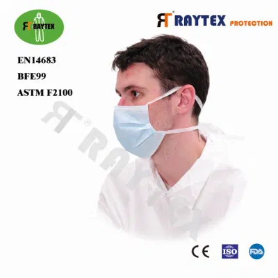 El polvo de calidad superior Nonwoven desechables 3 -capas de máscara facial