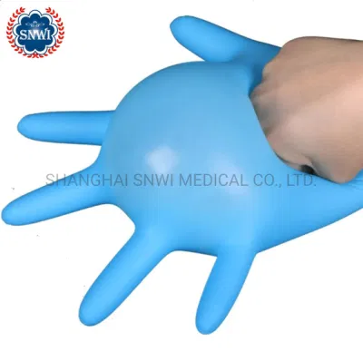 En Stock guante de látex el examen de grado médico o quirúrgico guantes desechables