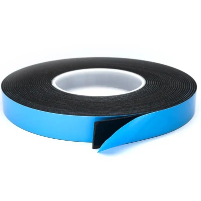 La película azul negro de espuma espuma de polietileno de doble cara cinta adhesiva Cintas de espuma de poliuretano