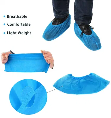No Tejido antideslizante desechables biodegradables Medical Cubrezapatos